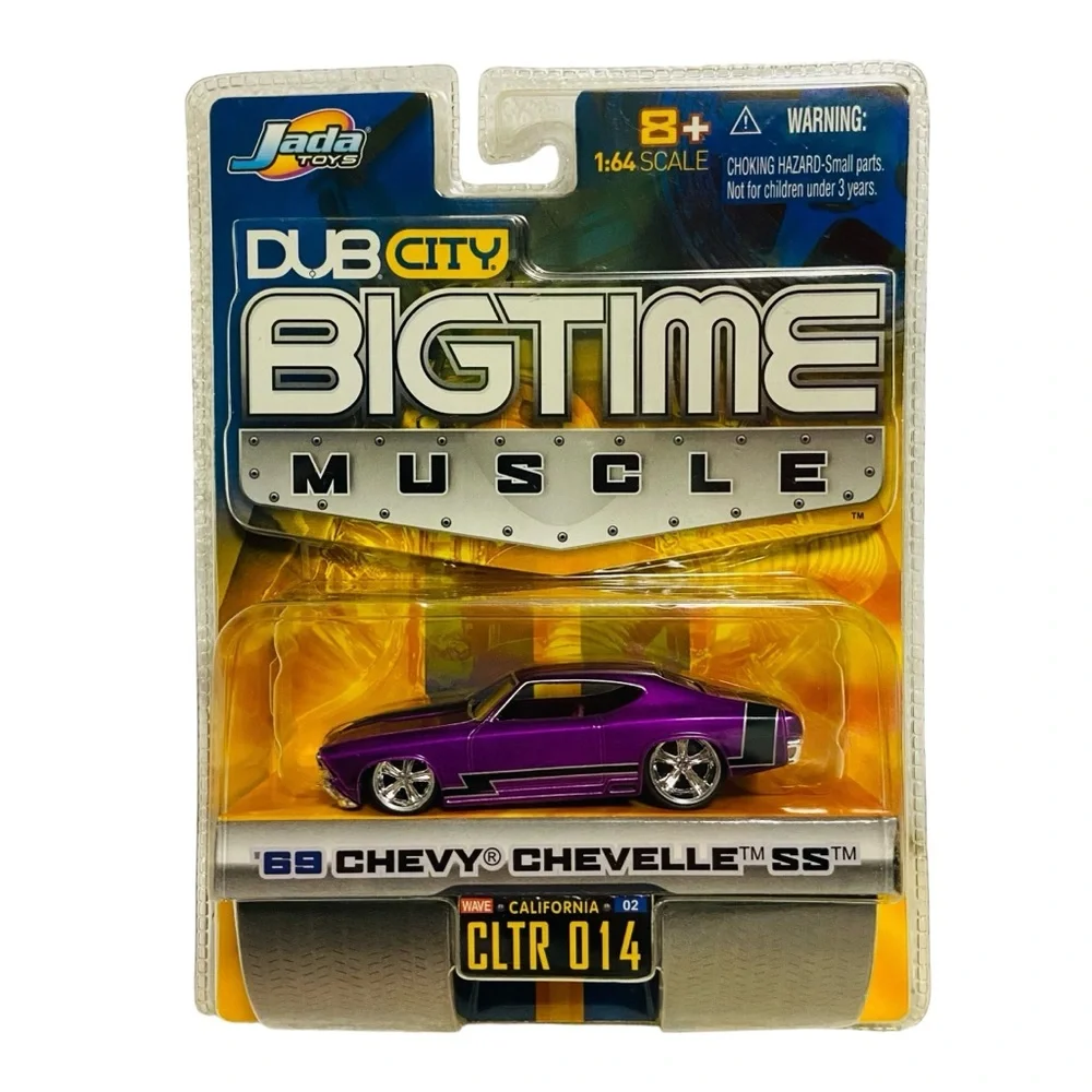 Jada Dub Bigtime Muscle 1969 Chevy Chevelle SS Purple Nostalgic